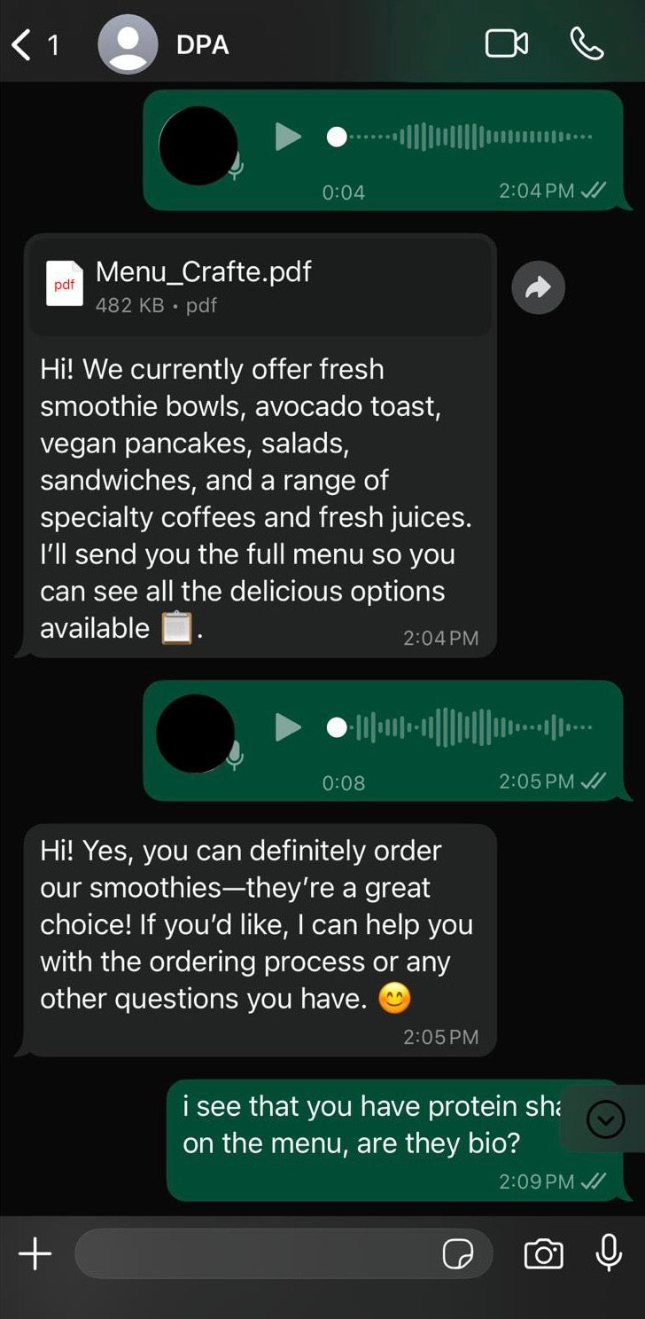 WhatsApp Customer Support Bot